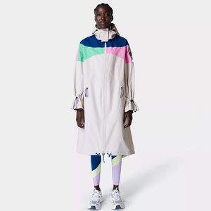 NWT Sweaty Betty Retro Parachute Waterproof Parka Rain jacket